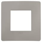 VIMAR - PLACCA PLANA UP 2M GRIGIO CEMENTO MATT 14642U.14