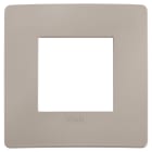 VIMAR - PLACCA PLANA UP 2M TORTORA MATT