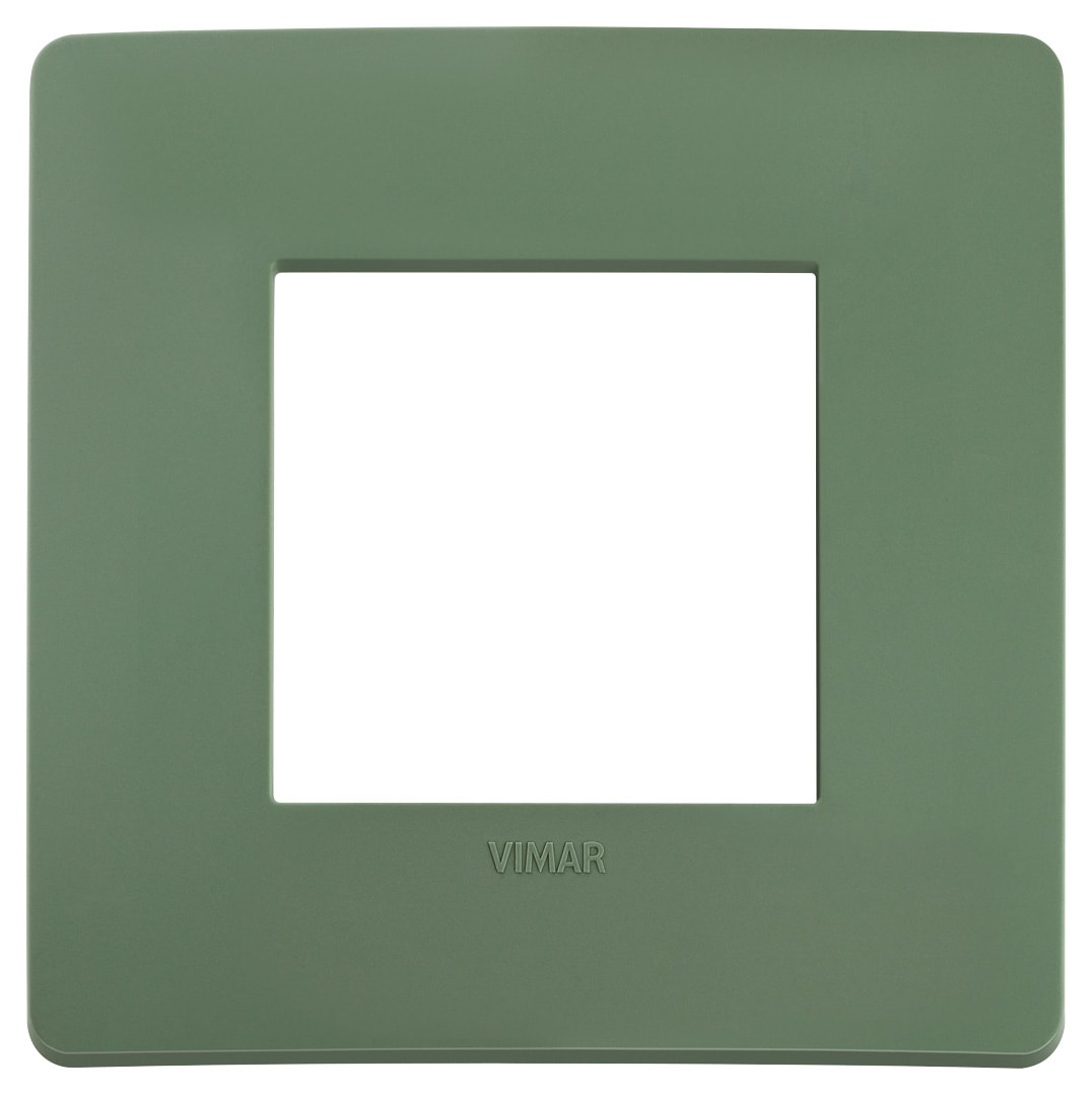 VIMAR - PLACCA PLANA UP 2M SALVIA MATT 14642U.17