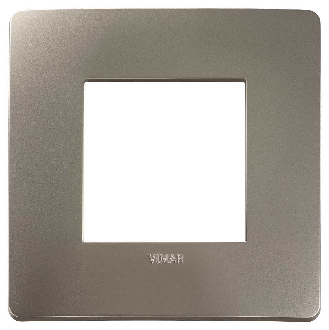 VIMAR - PLACCA PLANA UP 2M TITANIO 14642U.33