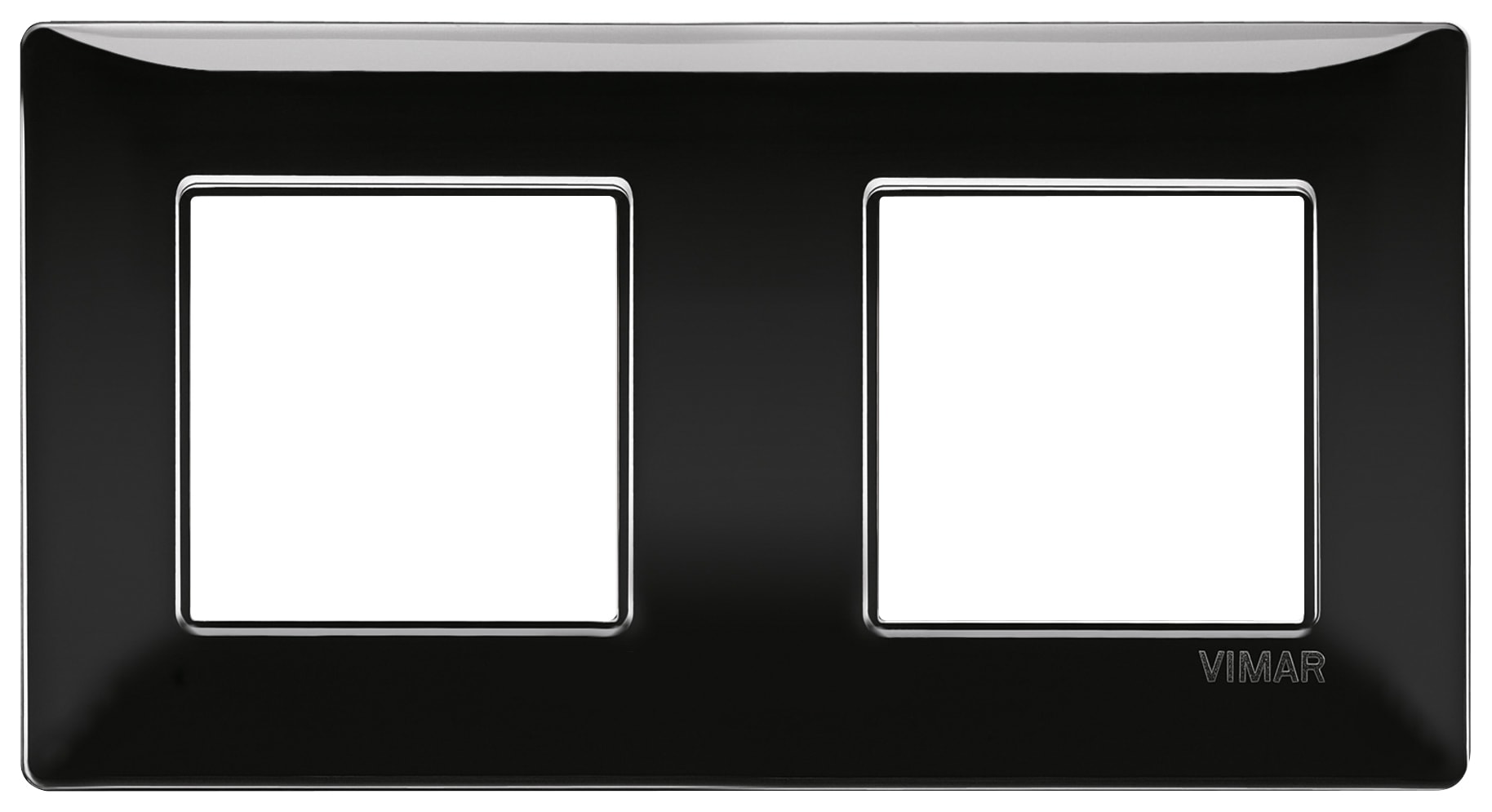 VIMAR - PLACCA 4M (2+2) INT71 NERO