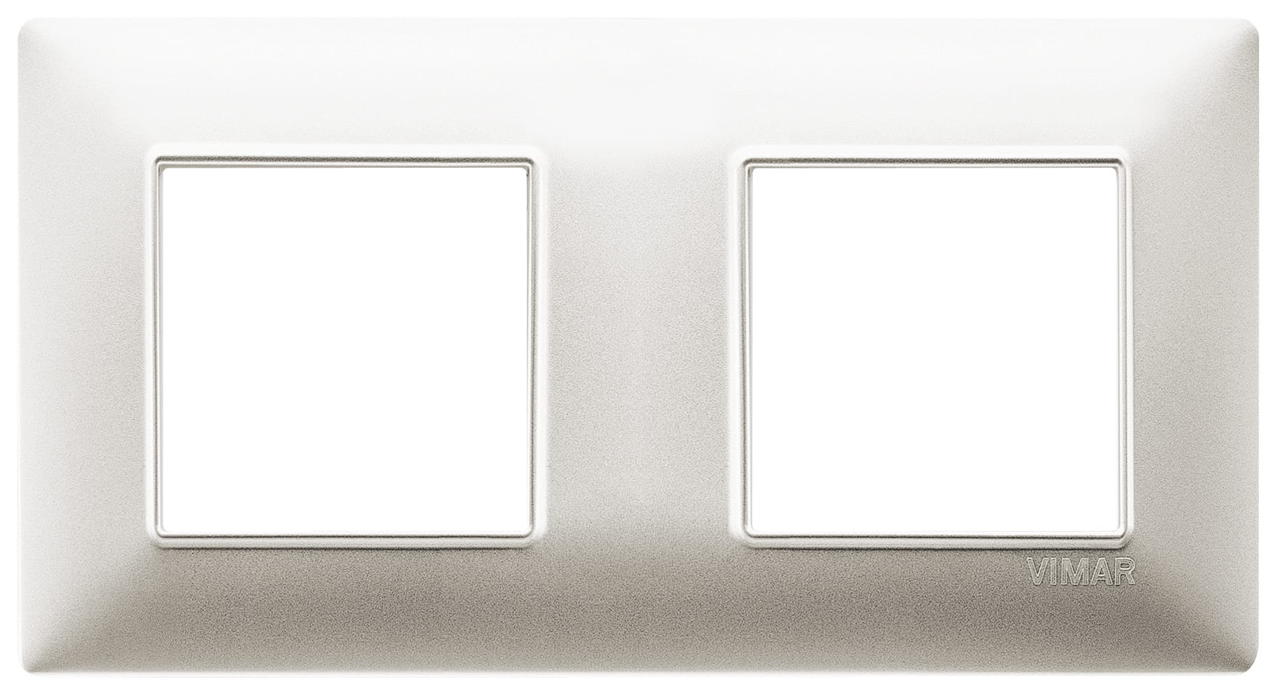 VIMAR - PLACCA 4M (2+2) INT71 NICHEL OPACO 14643.21