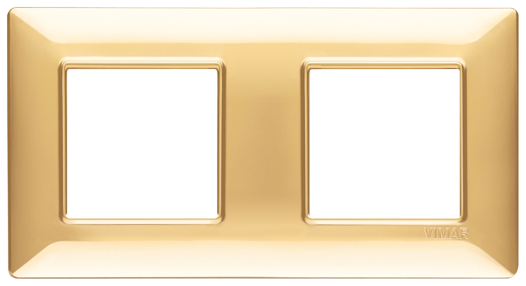 VIMAR - PLACCA 4M (2+2) INT71 ORO LUCIDO 14643.24