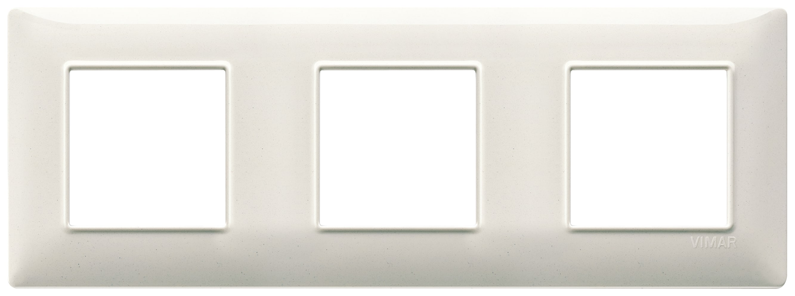 VIMAR - PLACCA 6M (2+2+2) INT71 BIANCO GRANITO