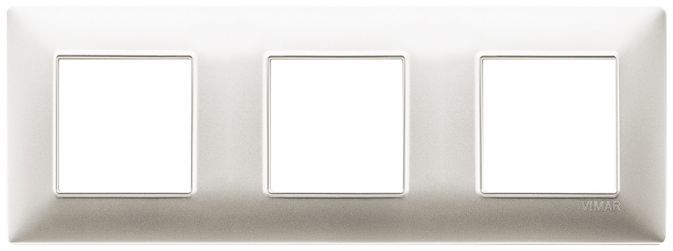 VIMAR - PLACCA 6M (2+2+2) INT71 NICHEL OPACO 14644.21