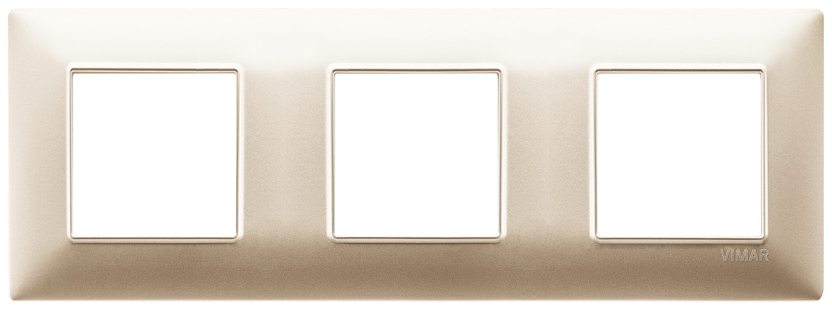 VIMAR - PLACCA 6M (2+2+2) INT71CHAMPAGNE OPACO 14644.22