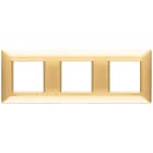 VIMAR - PLACCA 6M (2+2+2) INT71 ORO LUCIDO