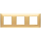 VIMAR - PLACCA 6M (2+2+2) INT71 ORO OPACO 14644.25