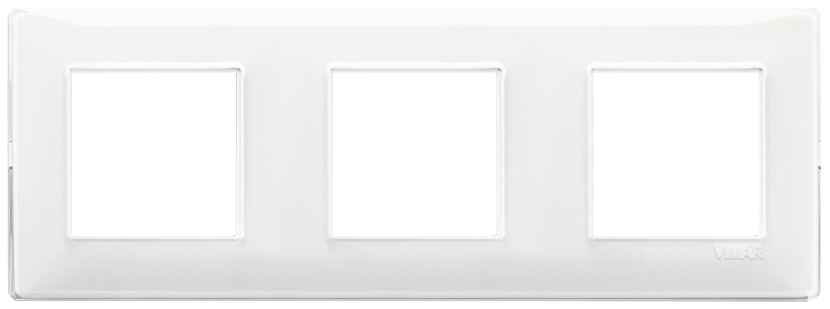 VIMAR - Placca 6 Moduli Int71 Tecnopolimero Reflex Neve 14644.41