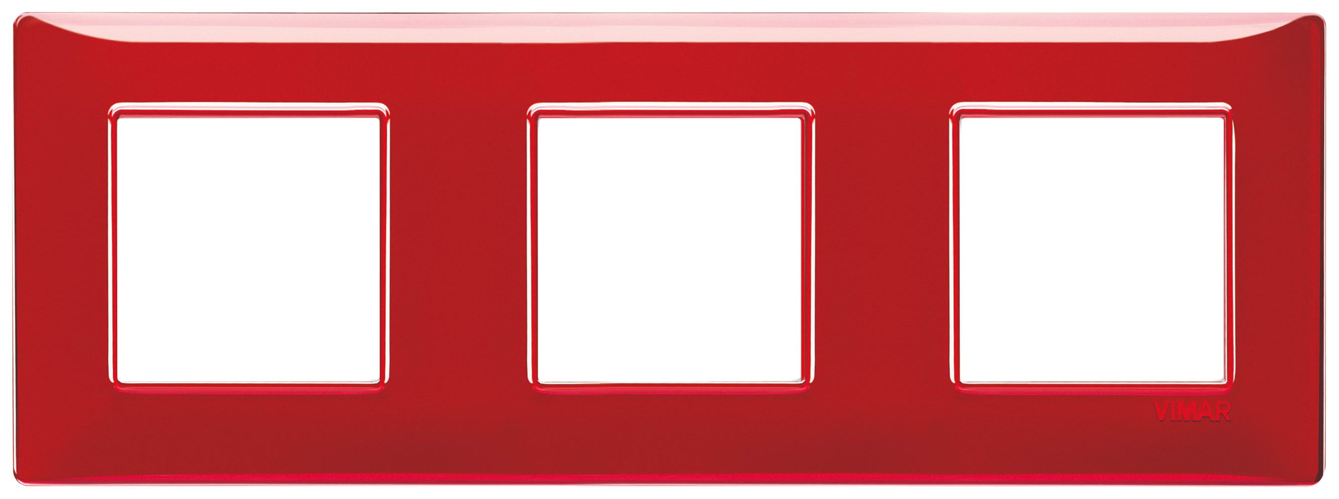 VIMAR - PLACCA 6M (2+2+2) INT71 REFLEX RUBINO 14644.51
