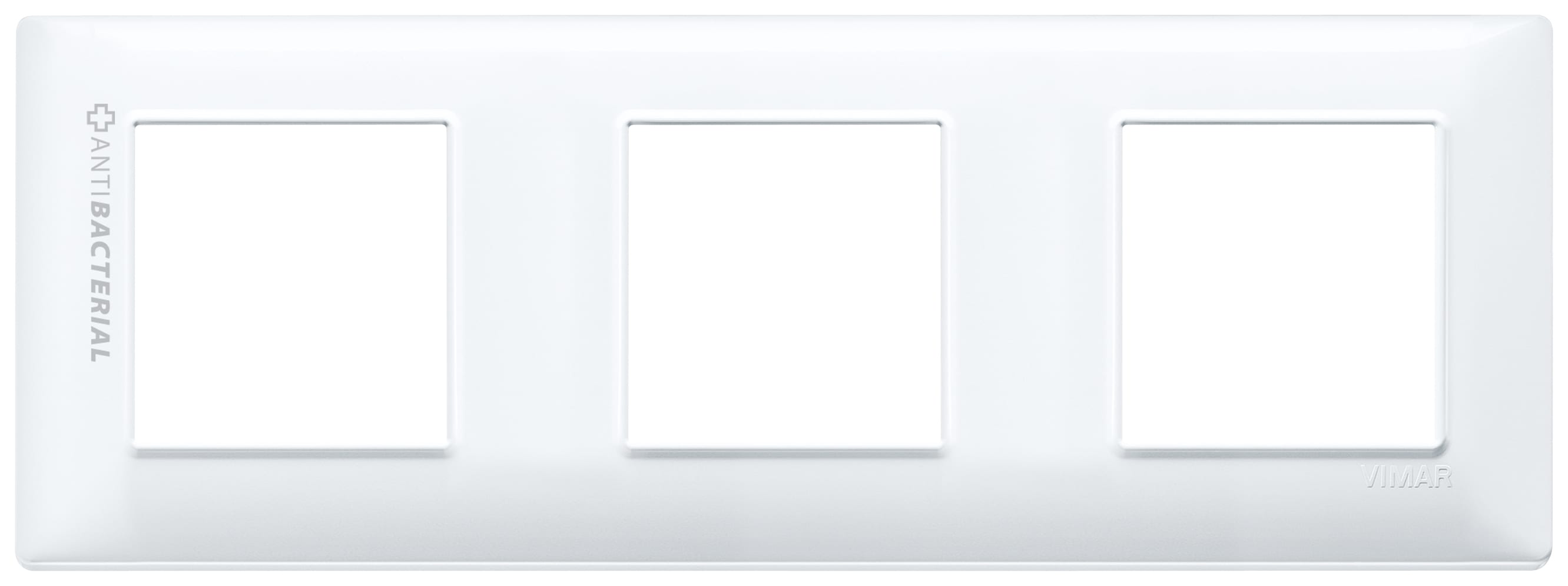 VIMAR - PLACCA 6M (2+2+2) INT71 ANTIBATTERICO 14644.AB.01