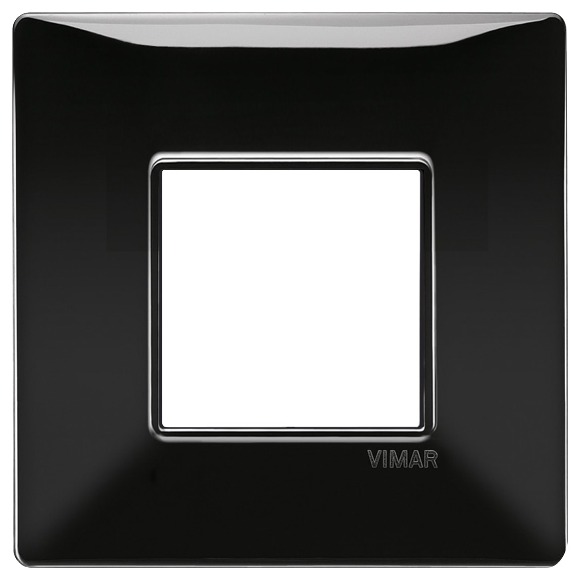 VIMAR - PLACCA 2M BS NERO 14647.05
