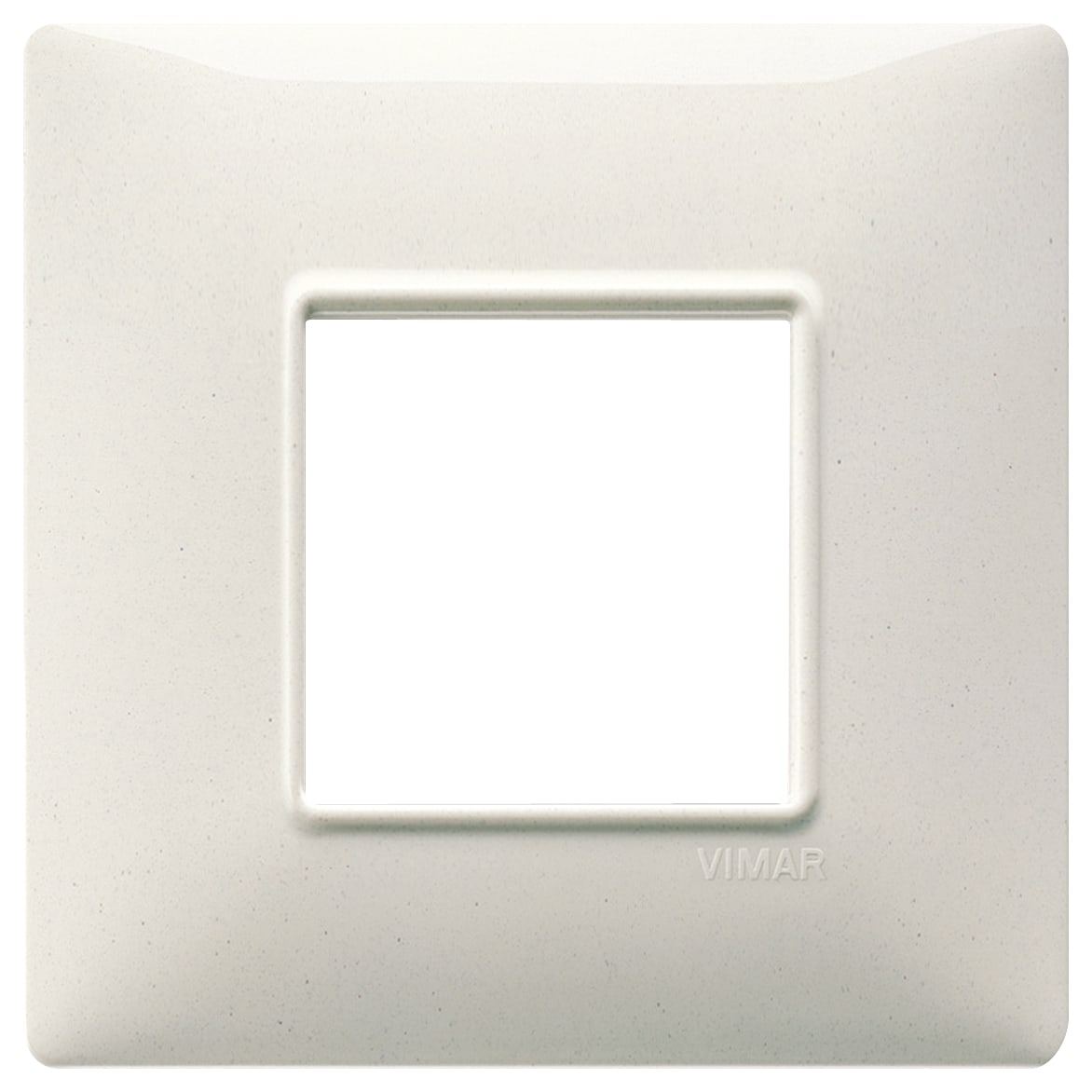 VIMAR - PLACCA 2M BS BIANCO GRANITO