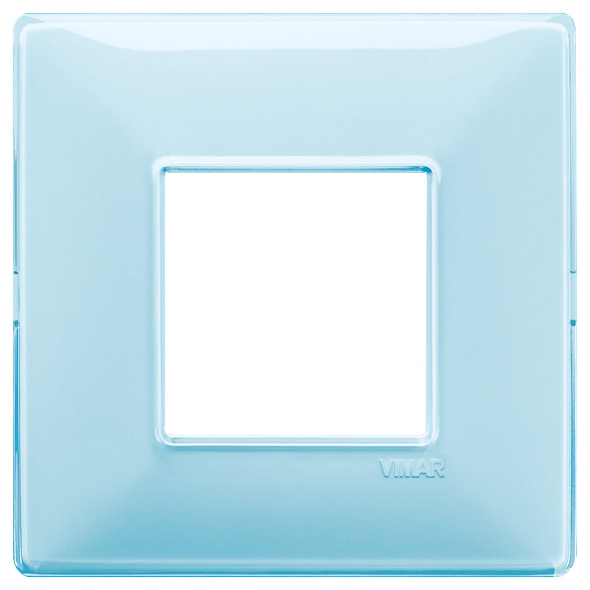 VIMAR - PLACCA 2M BS REFLEX ACQUA