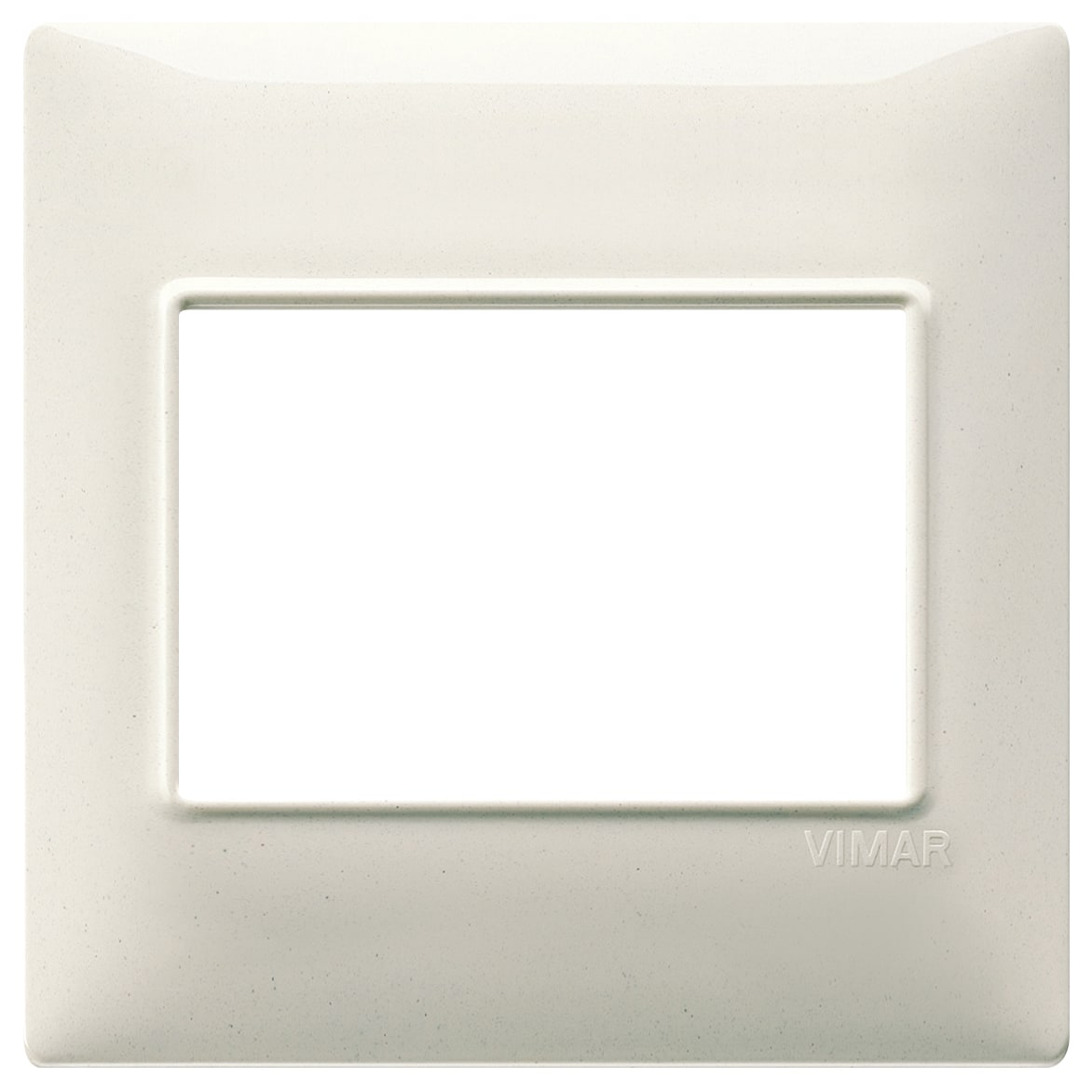 VIMAR - PLACCA 3M BS BIANCO GRANITO 14648.06