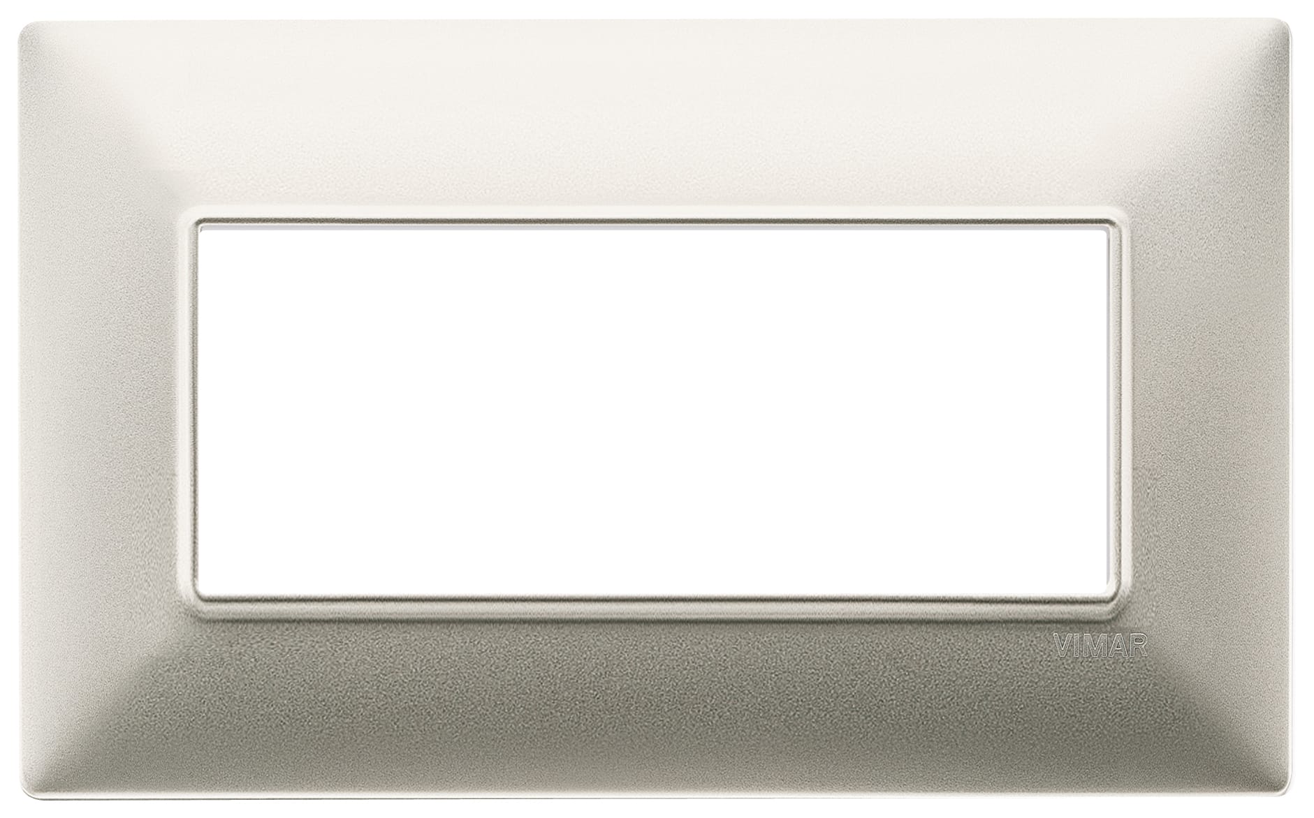 VIMAR - Placca 5 Moduli Tecnopolimero Vernice Nichel Opaco