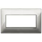 VIMAR - Placca 5M Bs Tecnopolimero Silver Moduli 14649.27