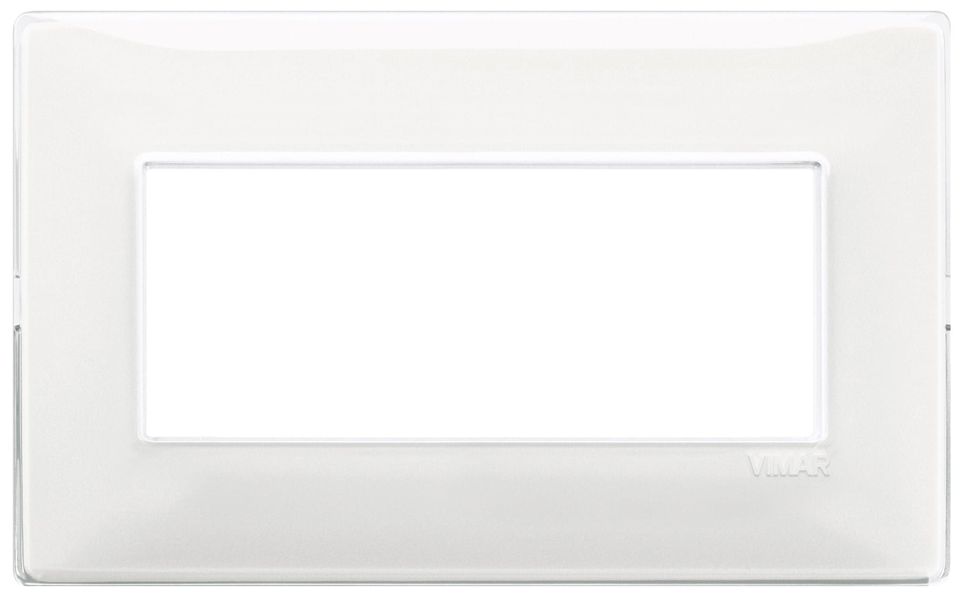 VIMAR - Placca 5 Moduli Tecnopolimero Reflex Neve 14649.41