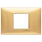 VIMAR - PLACCA 2M CENTRALI ORO OPACO