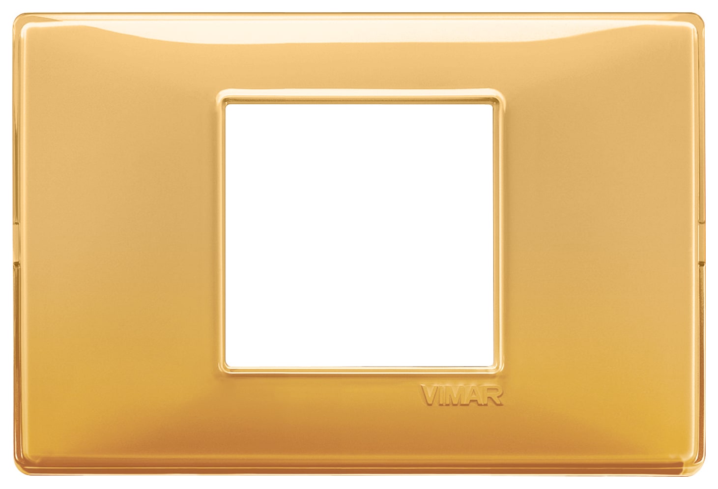 VIMAR - PLACCA 2M CENTRALI REFLEX AMBRA 14652.43