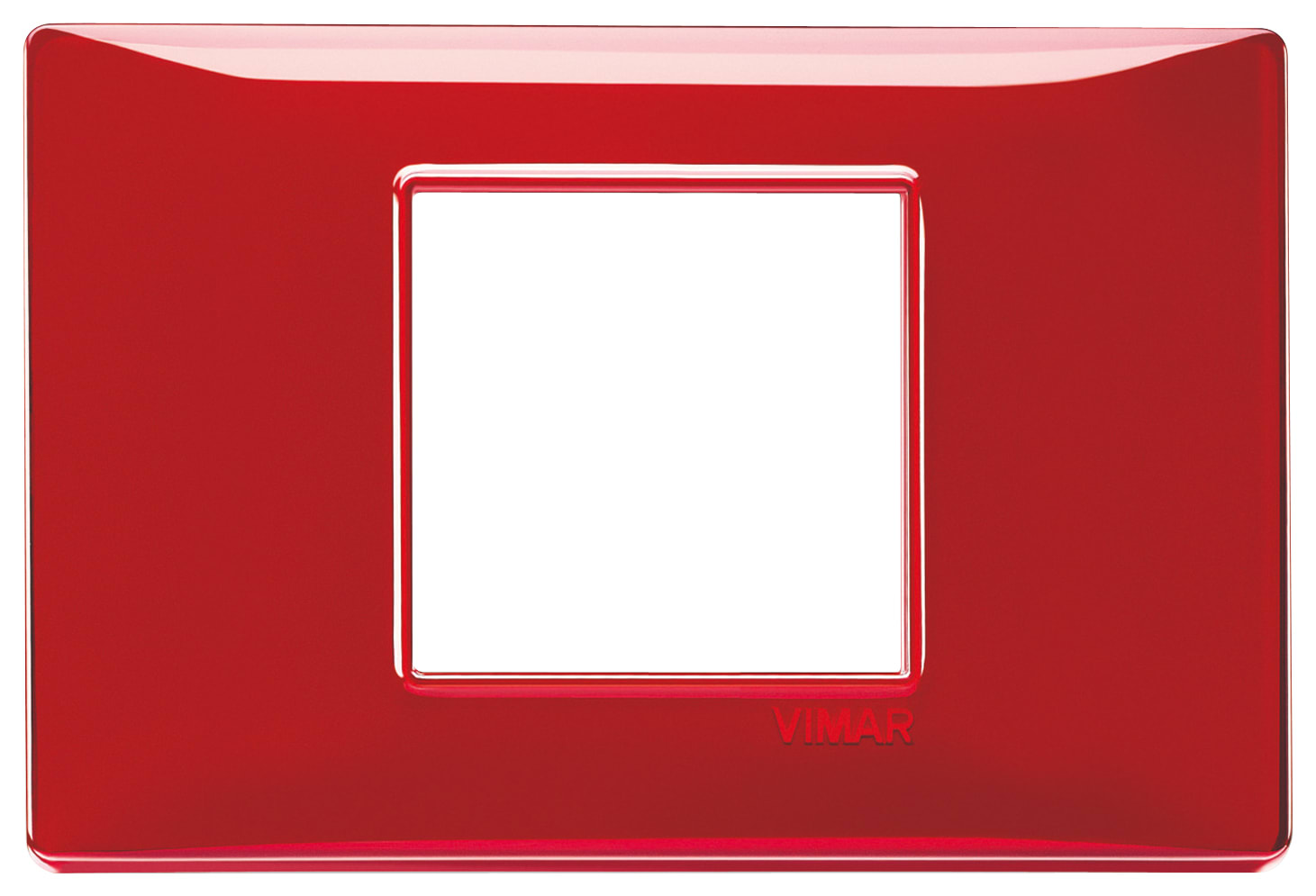 VIMAR - PLACCA 2M CENTRALI REFLEX RUBINO