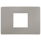 VIMAR - PLACCA PLANA UP 2M CENTR. GR.CEM.MATT 14652U.14