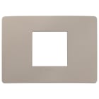 VIMAR - PLACCA PLANA UP 2M CENTRALI TORTORA MATT