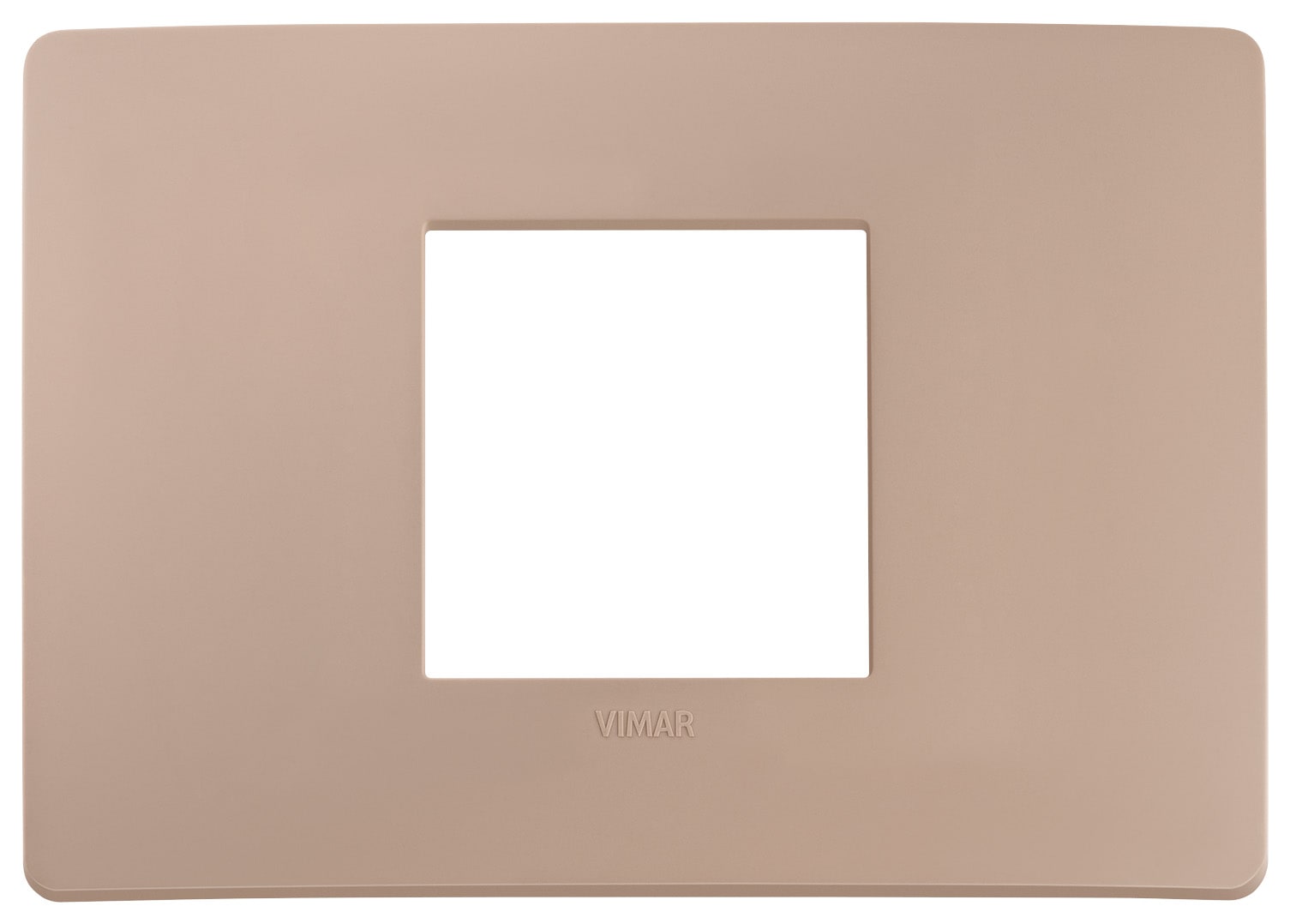 VIMAR - PLACCA PLANA UP 2M CENTR.TERRACOTTA MATT 14652U.18