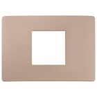 VIMAR - PLACCA PLANA UP 2M CENTR.TERRACOTTA MATT
