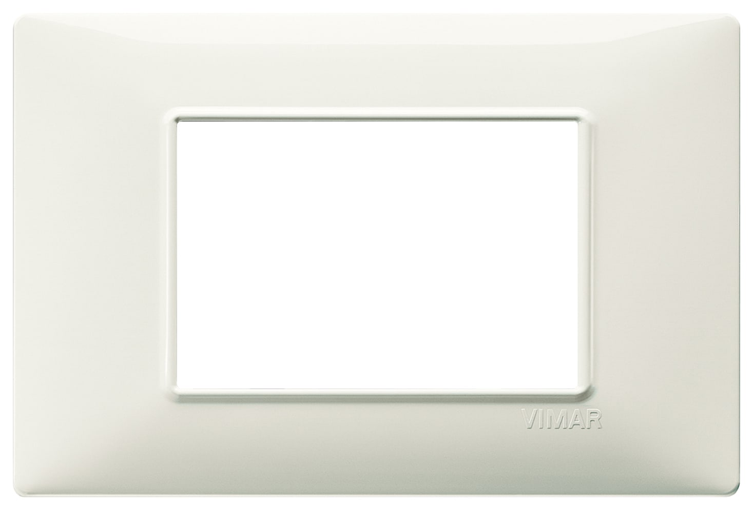 VIMAR - Placca 3 Moduli Tecnopolimero Avorio