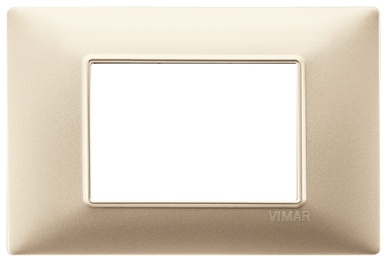 VIMAR - PLACCA 3M CHAMPAGNE OPACO