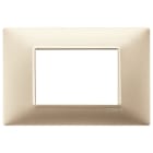 VIMAR - PLACCA 3M CHAMPAGNE OPACO 14653.22
