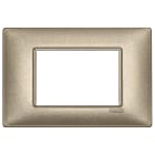 VIMAR - PLACCA 3M BRONZO METALLIZZATO
