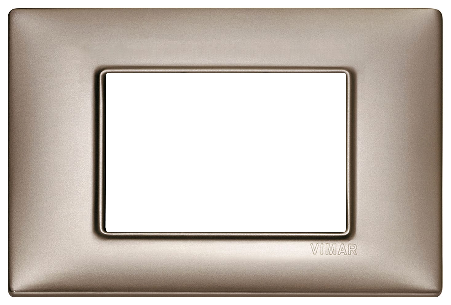 VIMAR - PLACCA 3M NICHEL PERLATO 14653.74