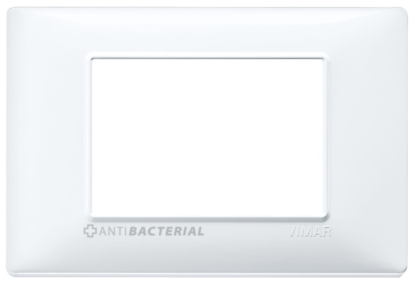 VIMAR - PLACCA 3M ANTIBATTERICO BIANCO 14653.AB.01