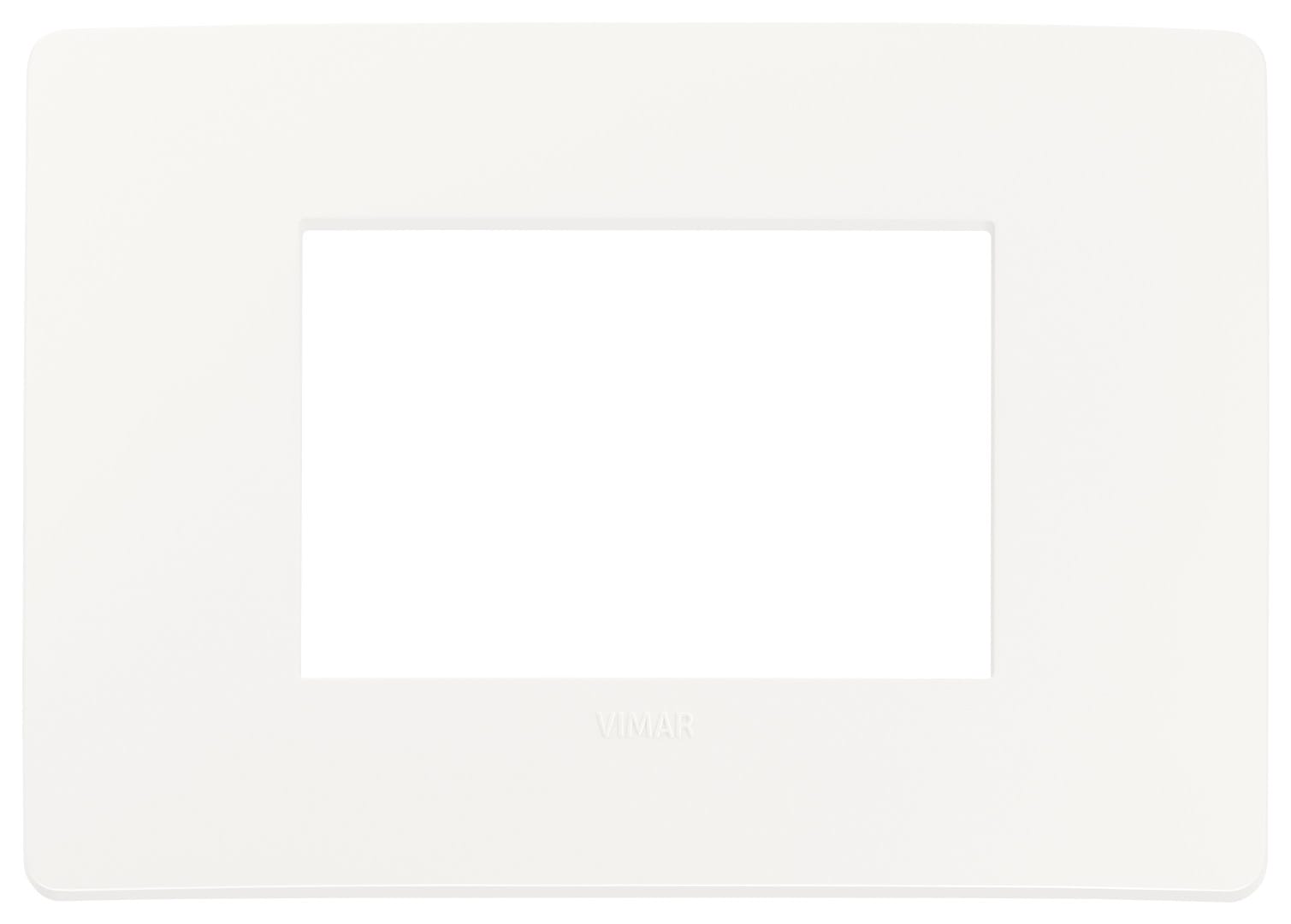 VIMAR - PLACCA PLANA UP 3M BIANCO MATT