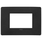 VIMAR - PLACCA PLANA UP 3M NERO MATT 14653U.19