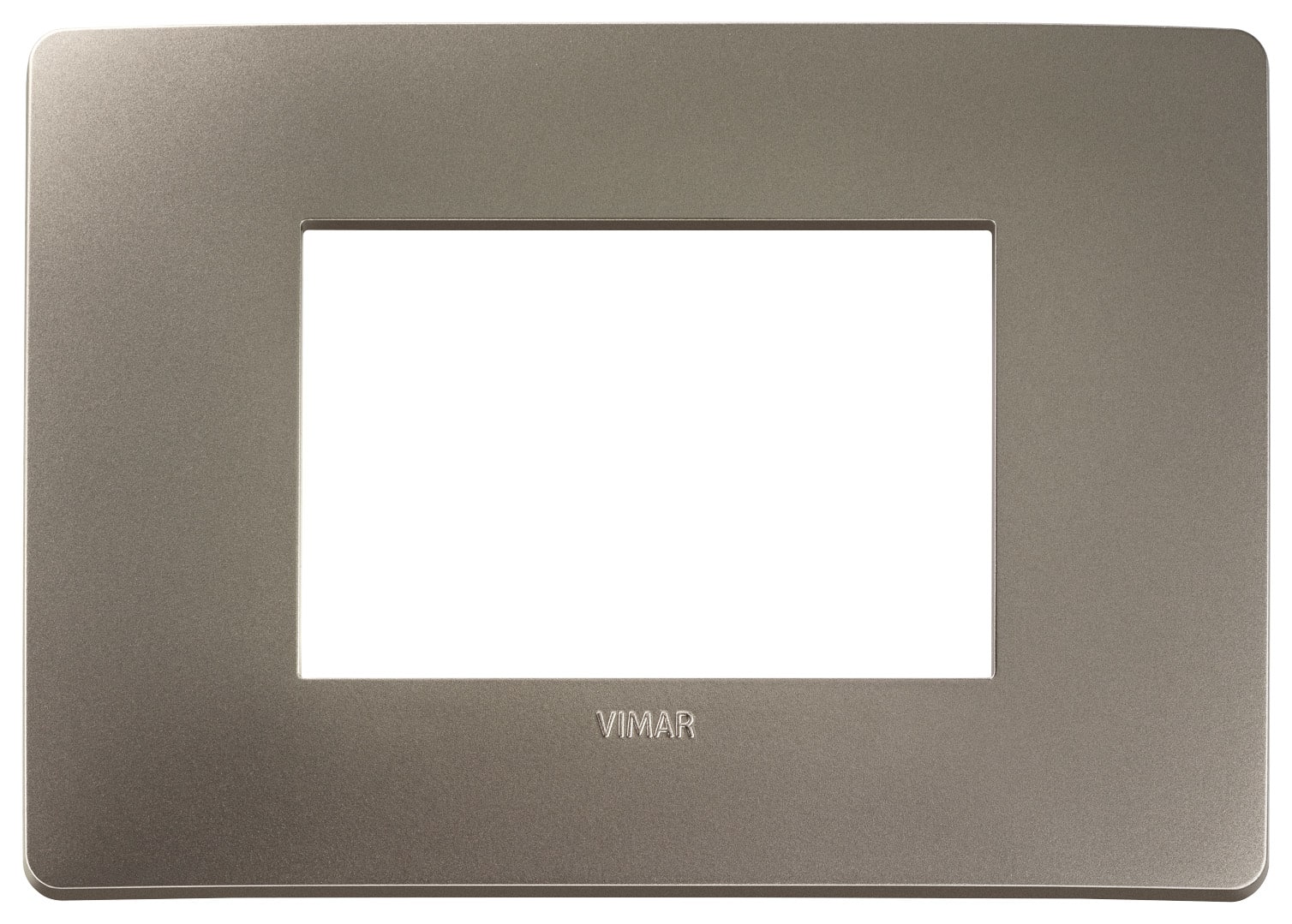 VIMAR - PLACCA PLANA UP 3M TITANIO