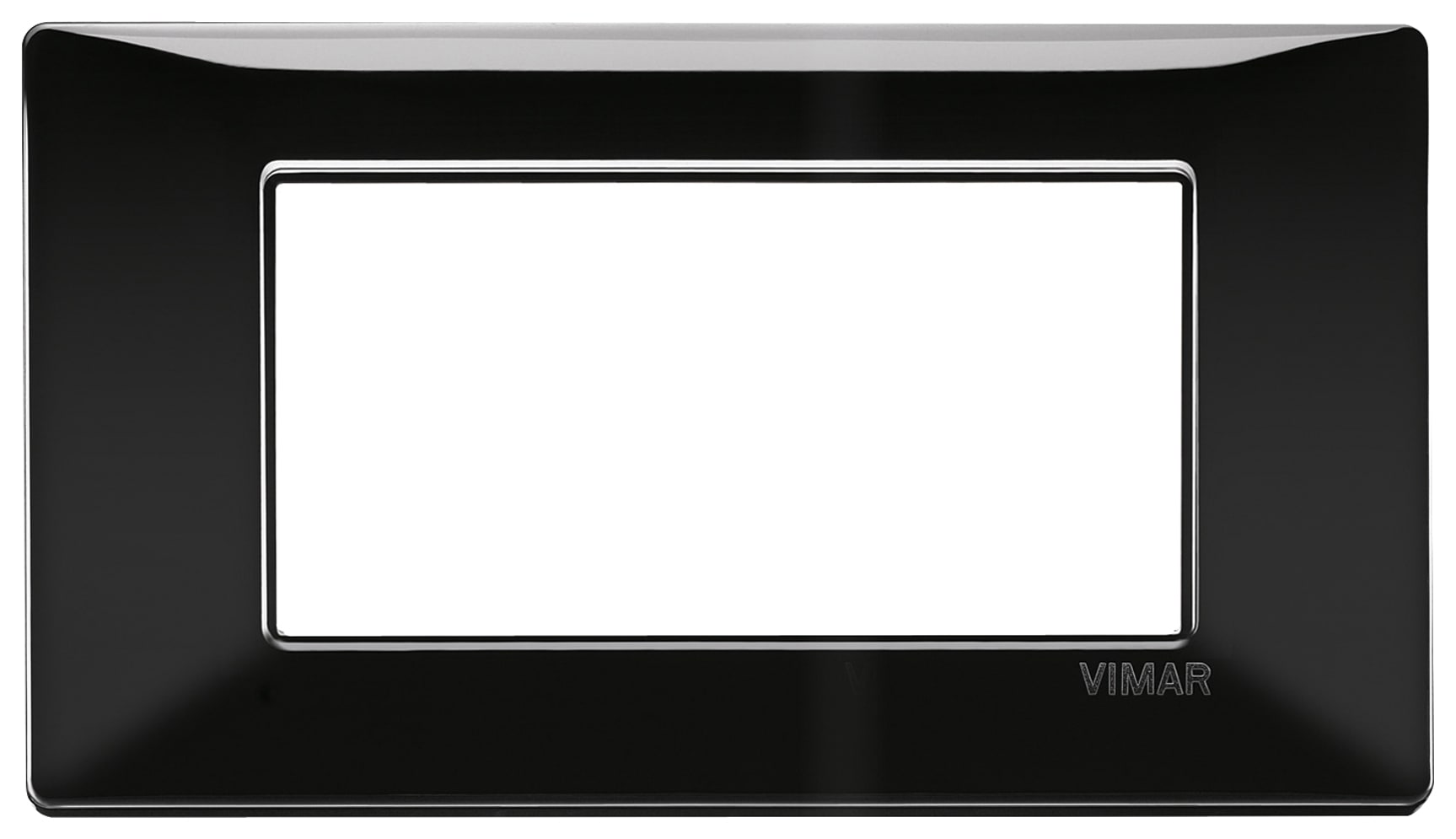 VIMAR - PLACCA 4M NERO