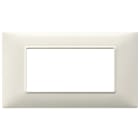 VIMAR - PLACCA 4M BIANCO GRANITO 14654.06