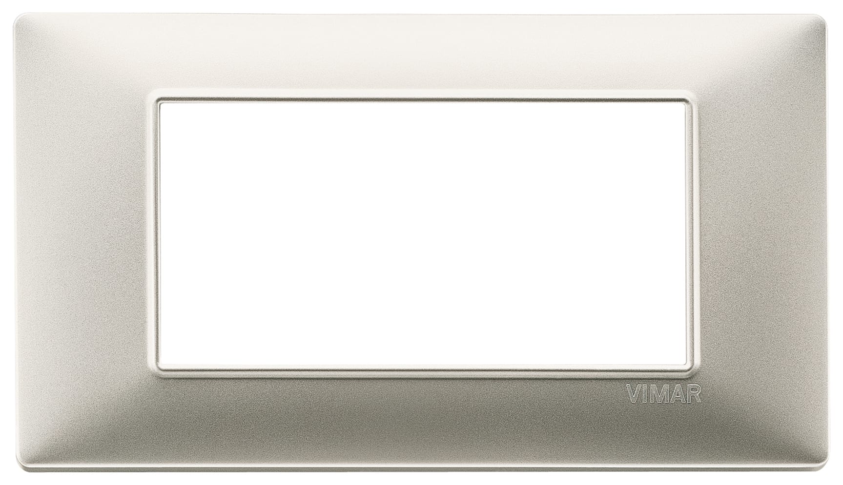 VIMAR - PLACCA 4M NICHEL OPACO