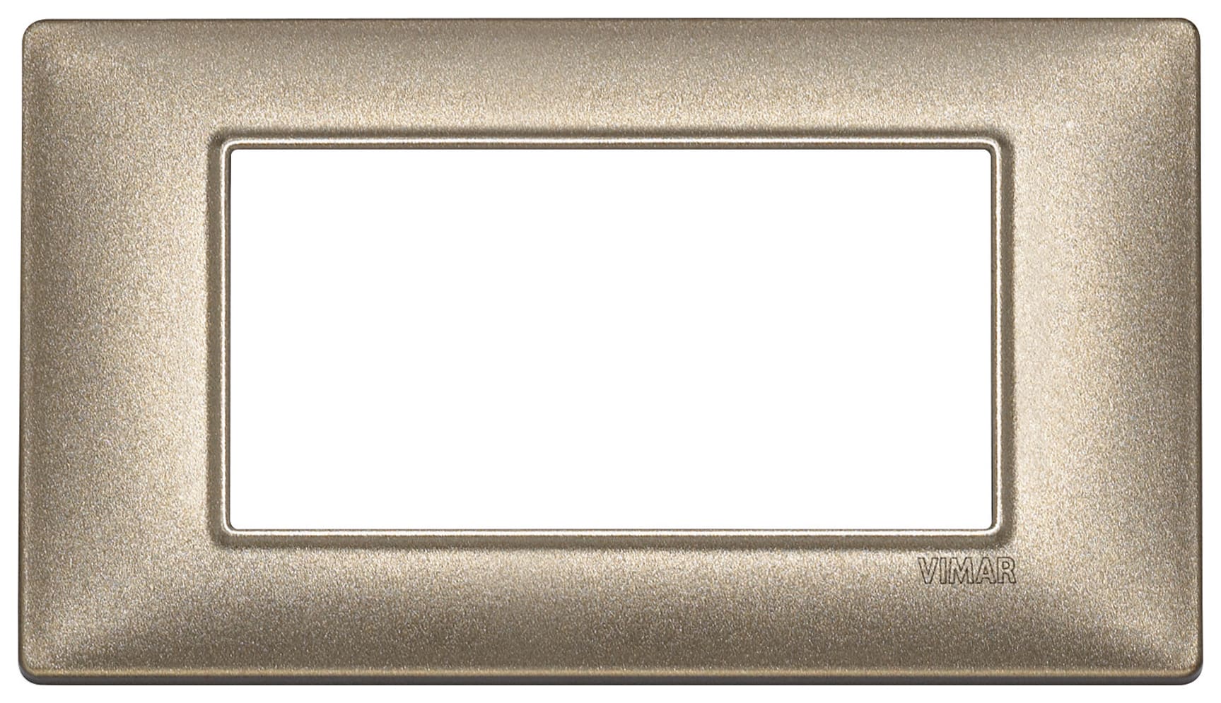 VIMAR - PLACCA 4M BRONZO METALLIZZATO