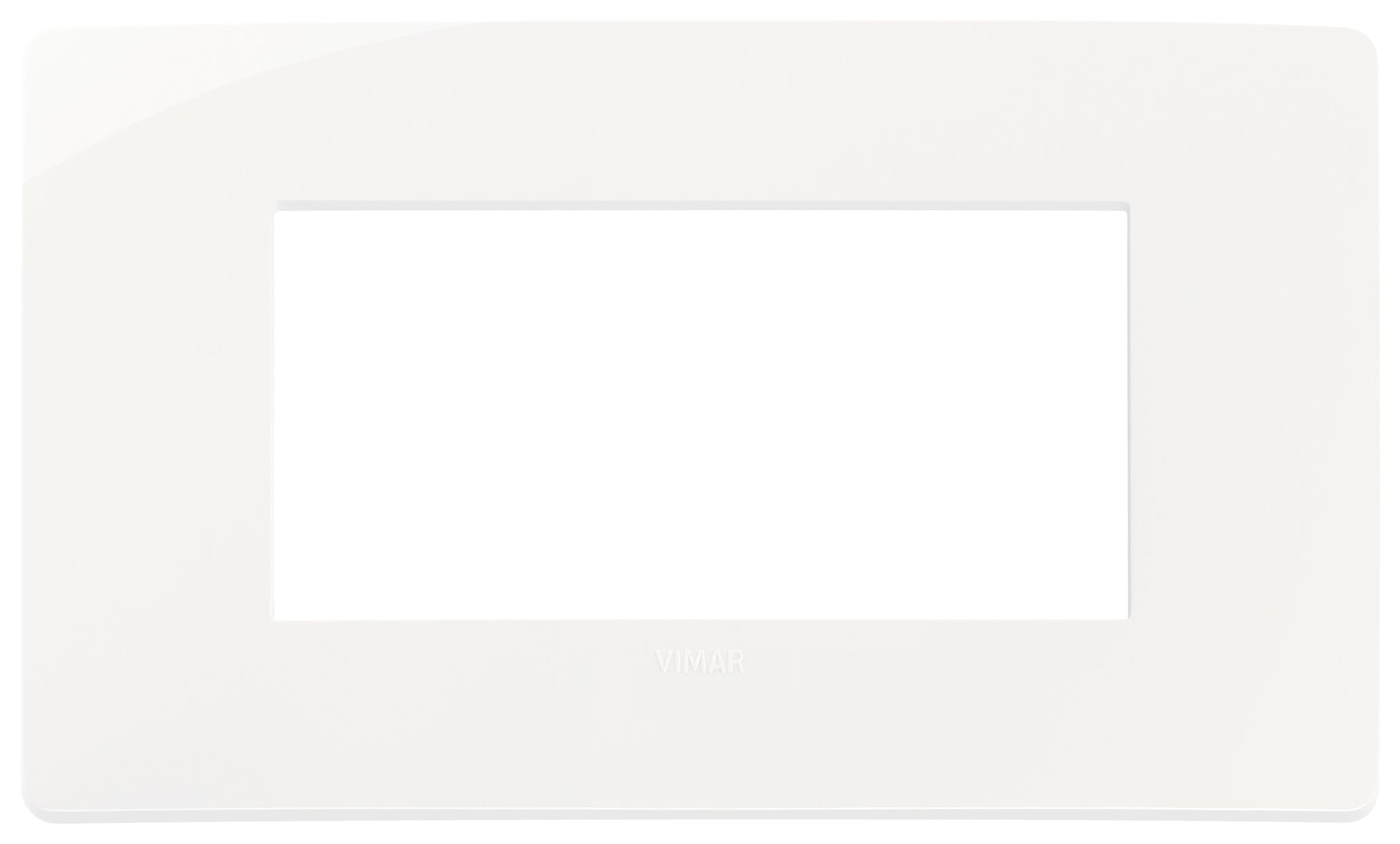 VIMAR - PLACCA PLANA UP 4M BIANCO 14654U.01