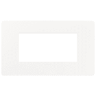 VIMAR - PLACCA PLANA UP 4M BIANCO MATT