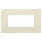 VIMAR - PLACCA PLANA UP 4M AVORIO MATT 14654U.12