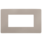 VIMAR - PLACCA PLANA UP 4M TORTORA MATT