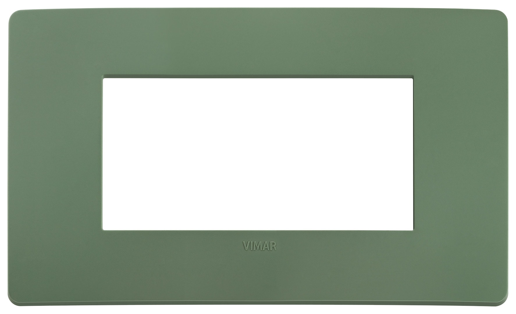VIMAR - PLACCA PLANA UP 4M SALVIA MATT 14654U.17