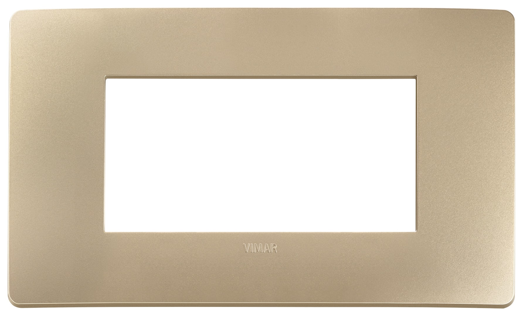 VIMAR - PLACCA PLANA UP 4M CHAMPAGNE