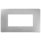 VIMAR - PLACCA PLANA UP 4M ARGENTO 14654U.32