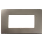 VIMAR - PLACCA PLANA UP 4M TITANIO 14654U.33